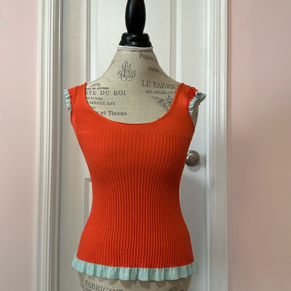 Orange sherbet tank top